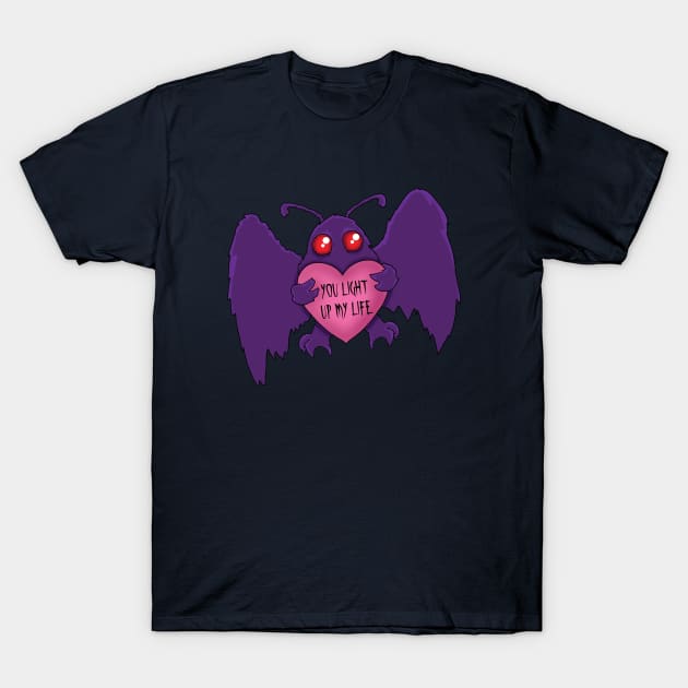 Mothman - Harbinger of Love T-Shirt by Holly Who Art